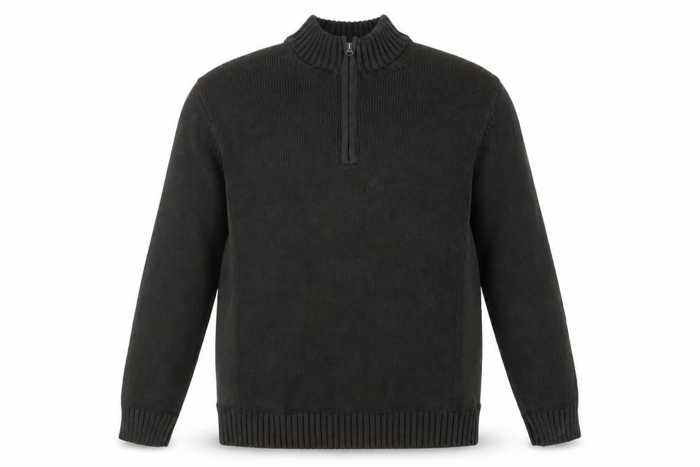 Mens UK Size L Marks and Spencer Black Pullover Jumper