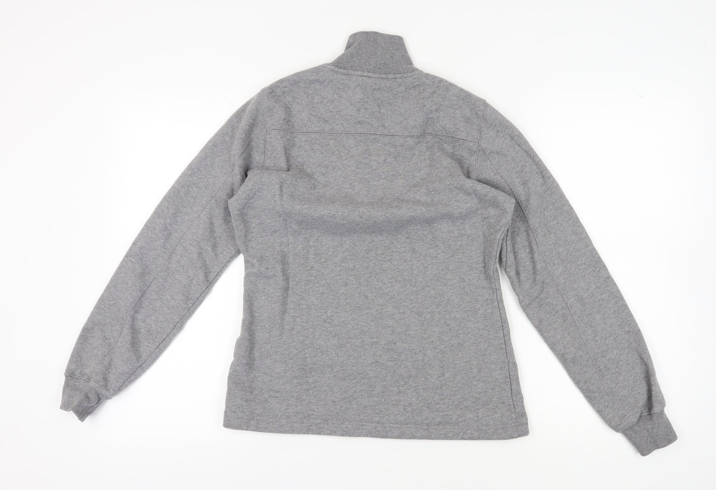 Sport-Tek Women's Grey XS Mock Neck Pullover Sweatshirt