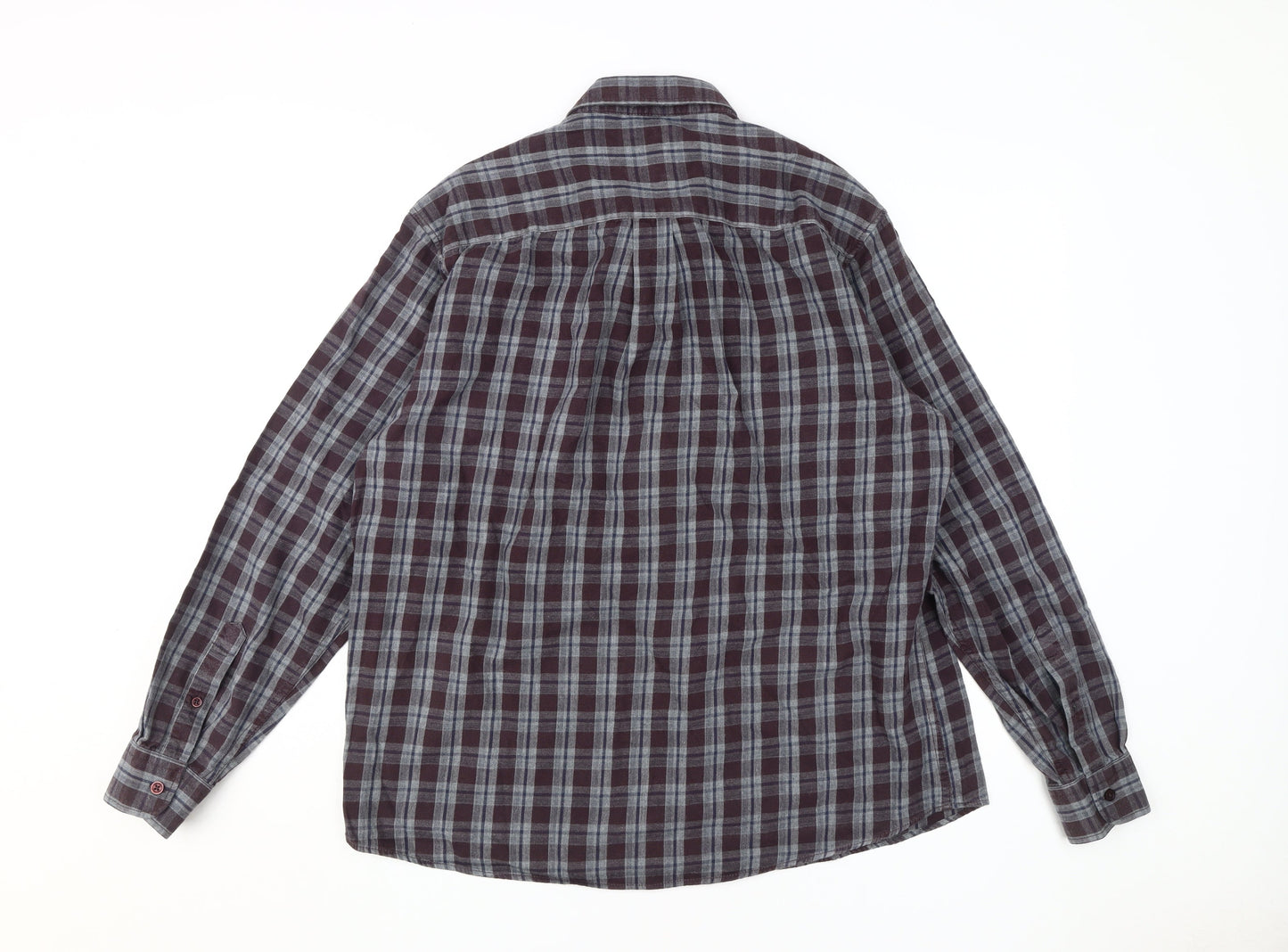 James Pringle Men's Plaid Shirt - L, Multicoloured, Cotton