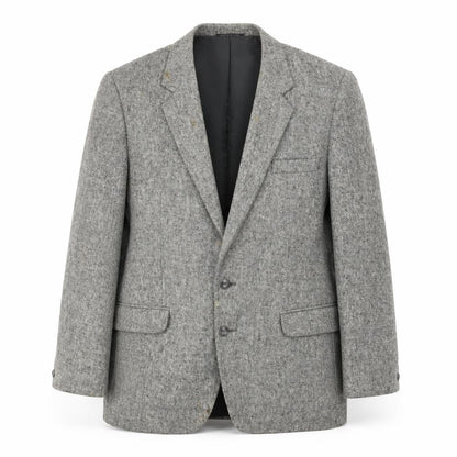 Quality Menswear Grey Wool Blazer, Men's Size 42R
