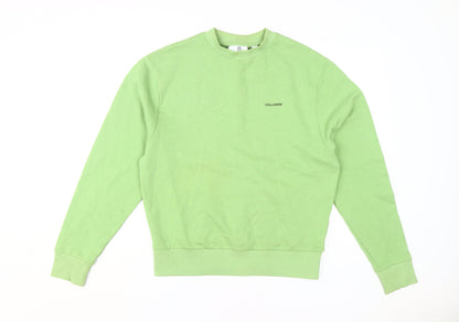 Womens UK Size XS COLLUSION Green Pullover Sweatshirt