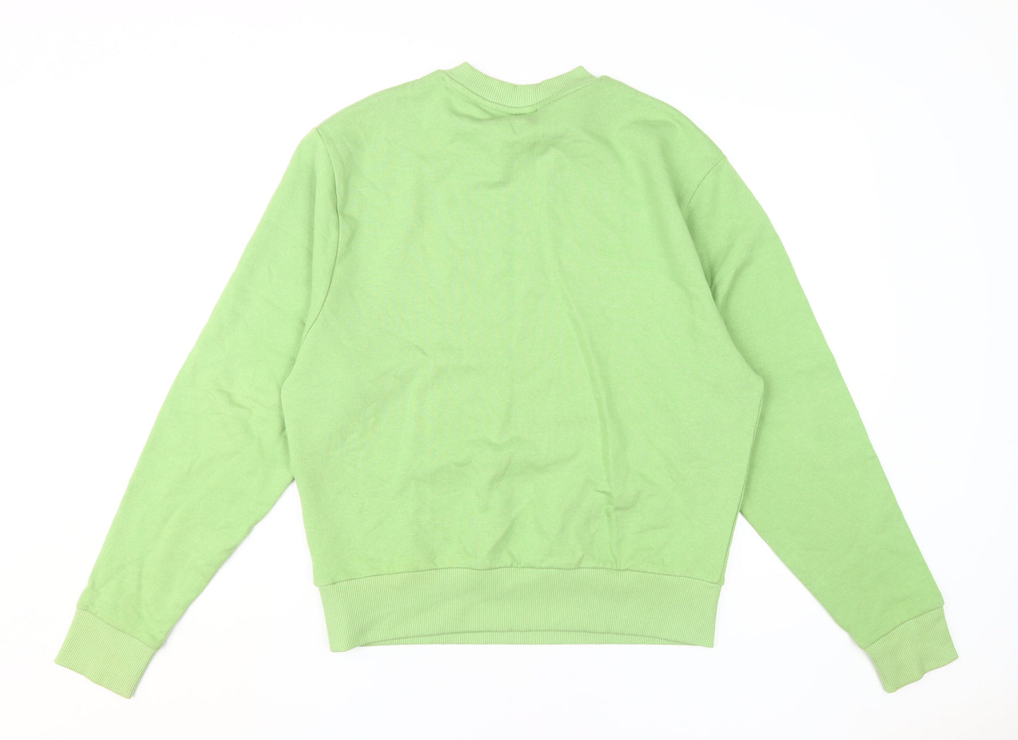 Womens UK Size XS COLLUSION Green Pullover Sweatshirt