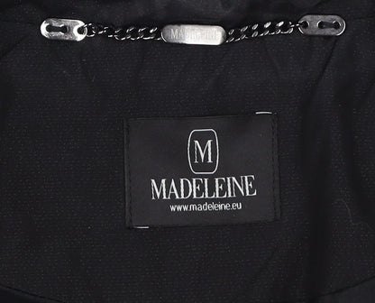 Madeleine Women's Black Mid-Length Coat Size M