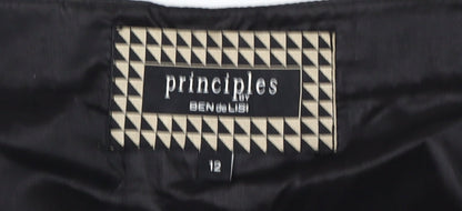 Principles by Ben de Lisi Black Sequin Shift Dress 12