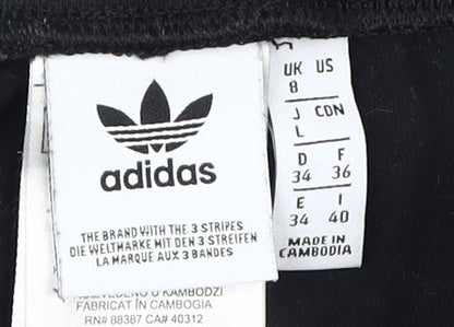 Womens UK Size S adidas  Ankle Black Leggings