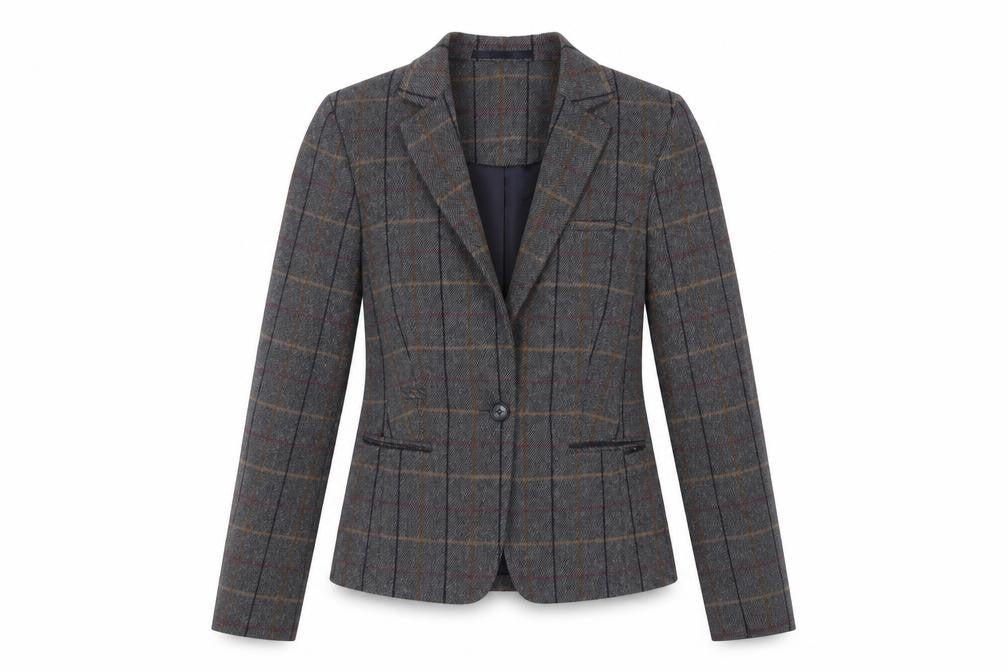 Womens UK Size 6 Brook Taverner Regular Grey Blazer