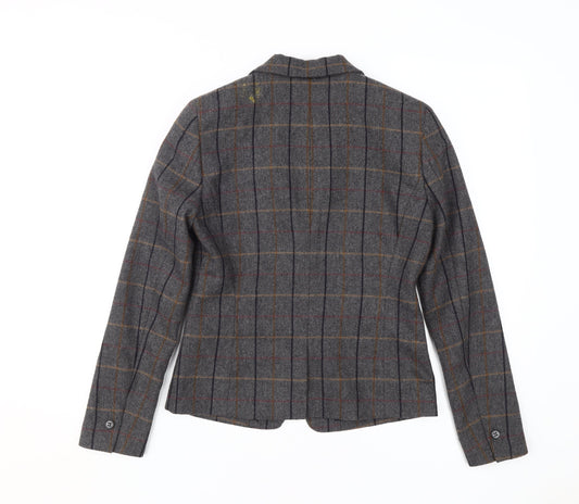 Brook Taverner Women’s Grey Check Trouser Suit Blazer Size 6