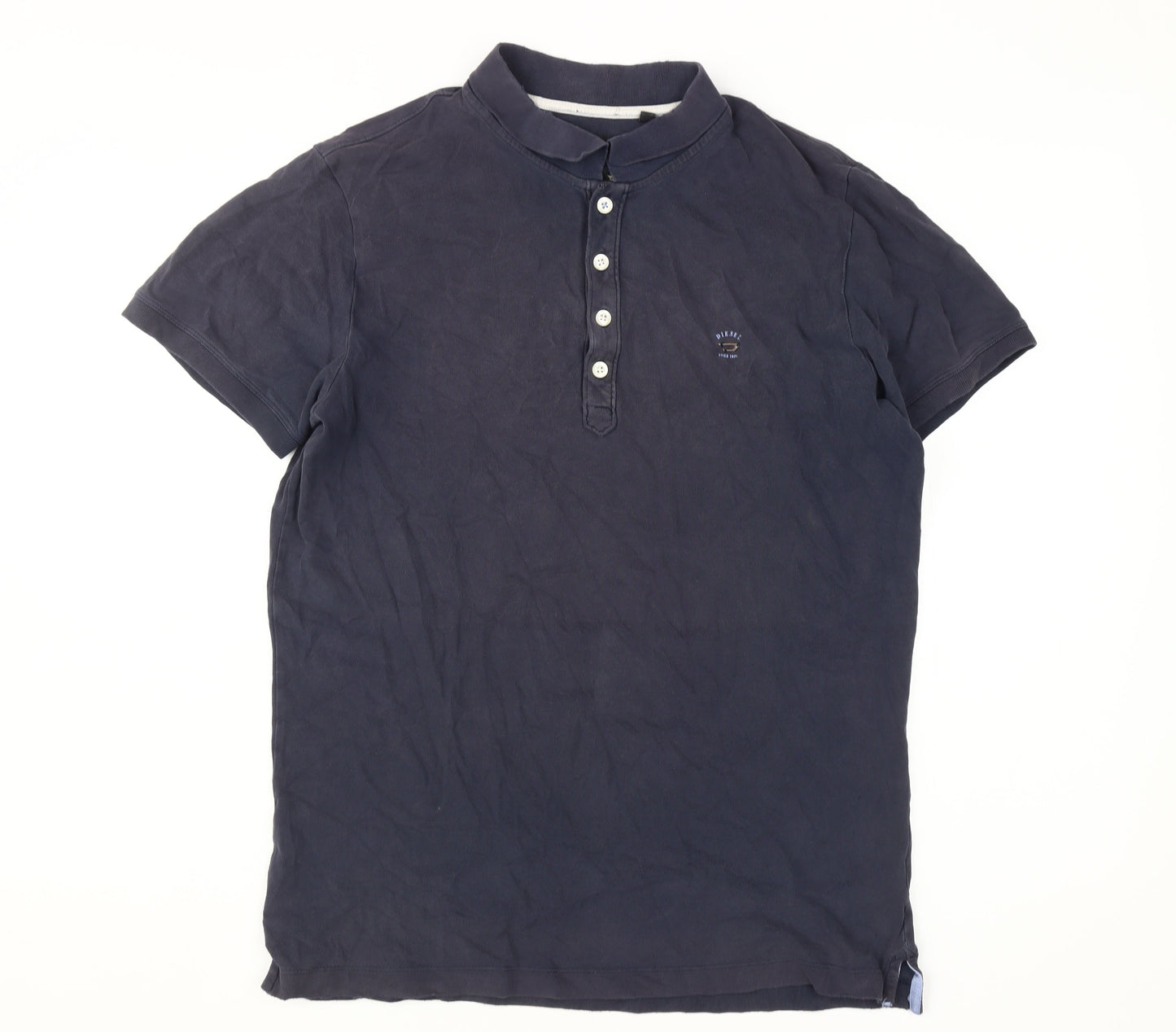 Diesel Men's Blue Polo Shirt, Size L, Casual Style