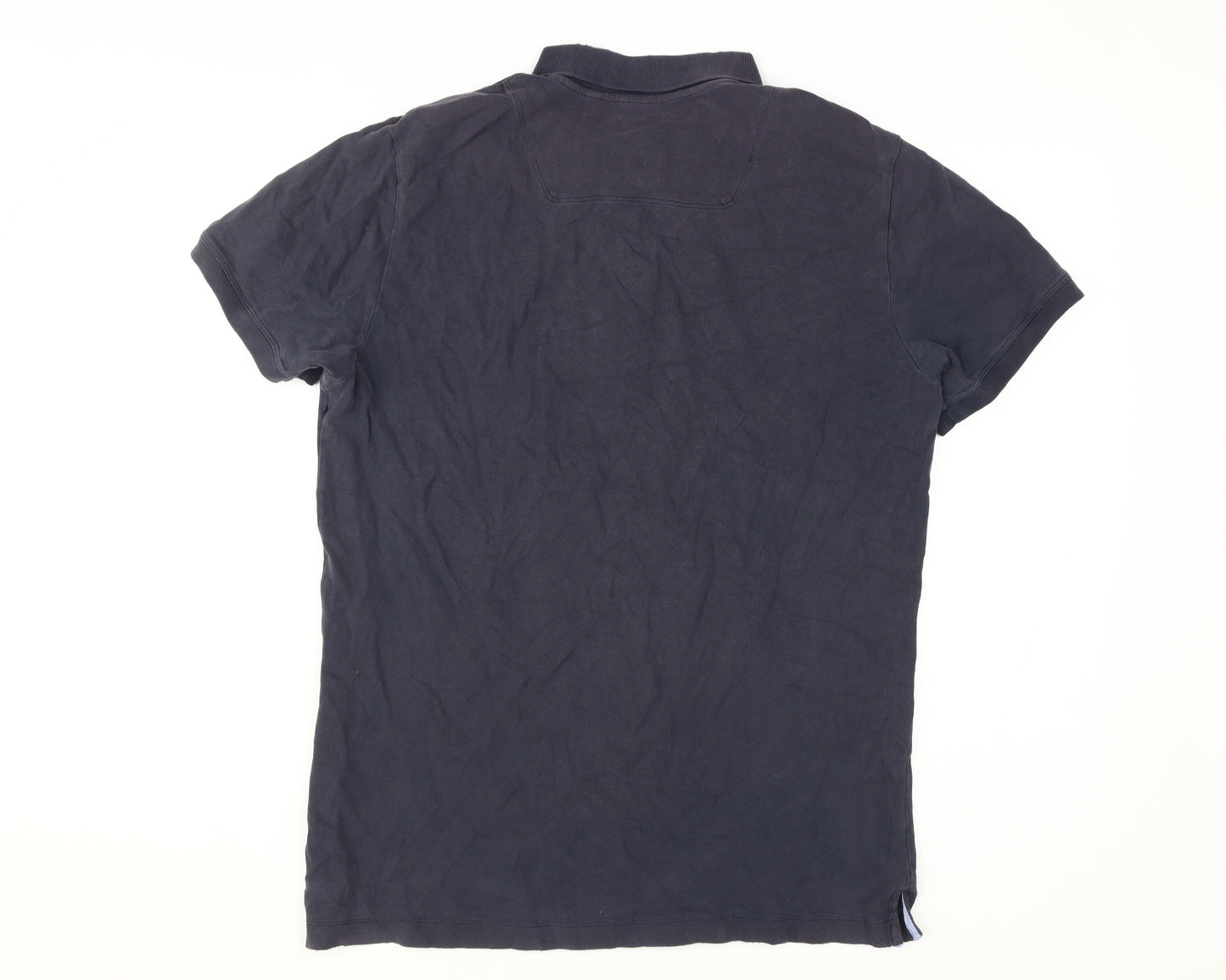 Diesel Men's Blue Polo Shirt, Size L, Casual Style