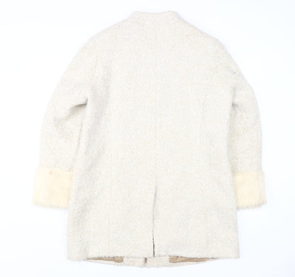 Womens UK Size 14 Cotton Traders Ivory Basic Jacket