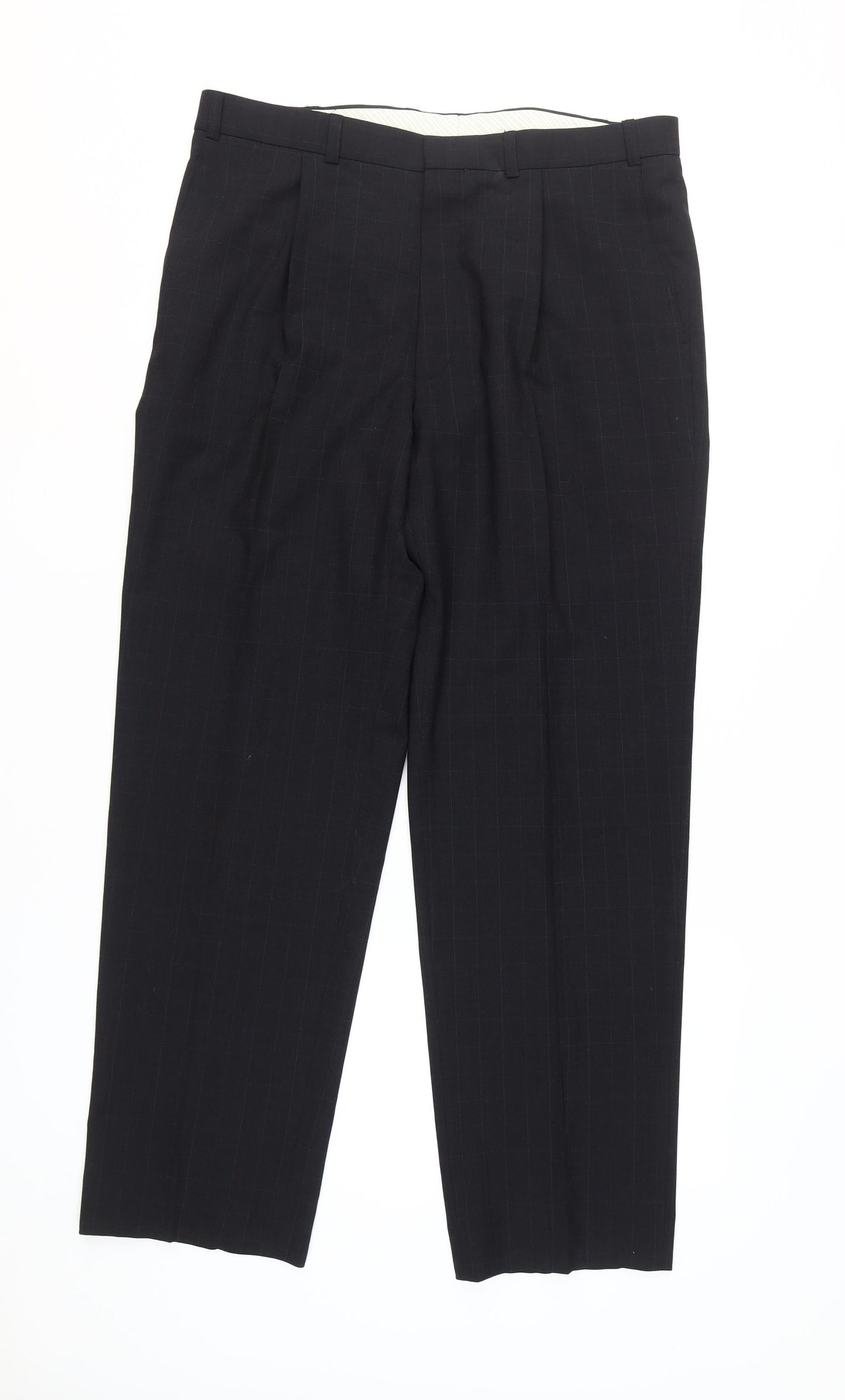 Marks and Spencer Men's Black Dress Pants 36W 31L