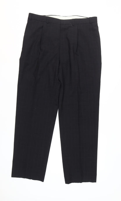 Marks and Spencer Men's Black Dress Pants 36W 31L