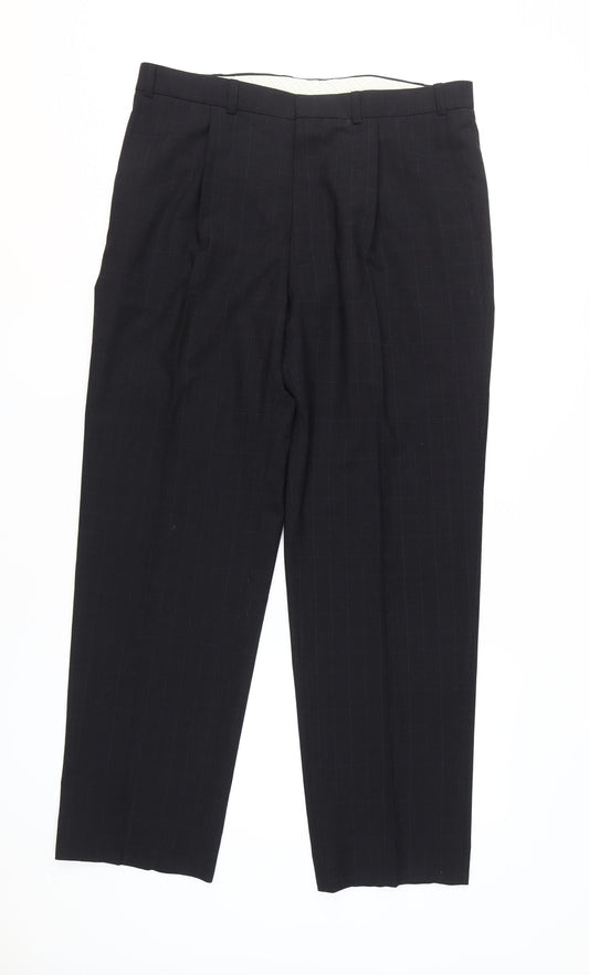 Marks and Spencer Men's Black Dress Pants 36W 31L