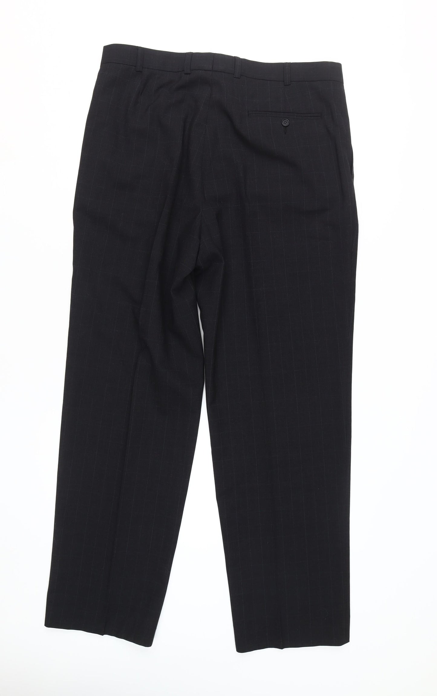 Marks and Spencer Men's Black Dress Pants 36W 31L