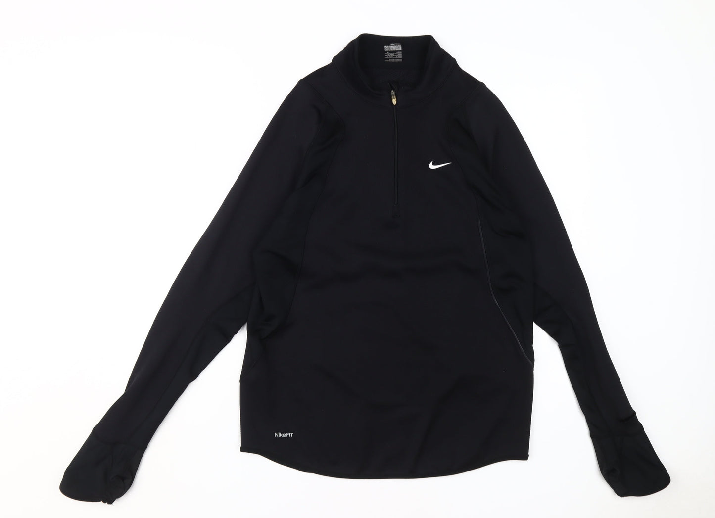 Nike Men's Black Mock Neck Pullover M