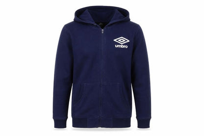 Mens UK Size M Umbro Blue Full Zip Hoodie