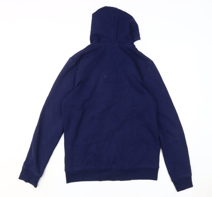 Mens UK Size M Umbro Blue Full Zip Hoodie