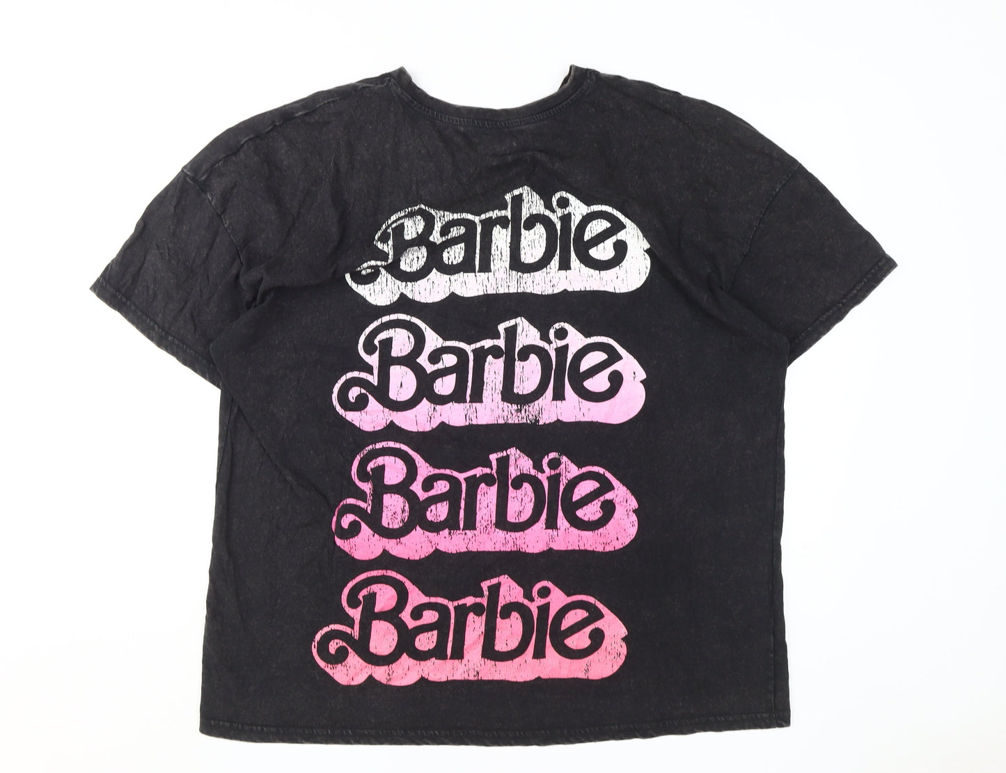 Barbie Movie Women's Black T-Shirt, Size L, Cotton, Casual