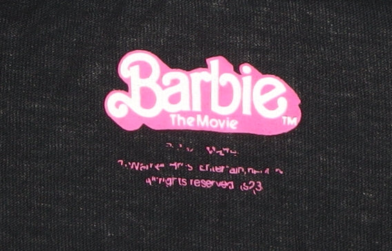 Barbie Movie Women's Black T-Shirt, Size L, Cotton, Casual