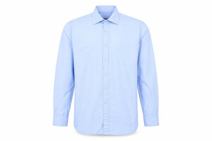 Mens UK Collar Size 17 Daniel Hechter Smart Blue  Dress Shirt