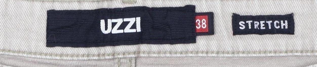 UZZI Men's Beige Slim Fit Stretch Jeans Size 38