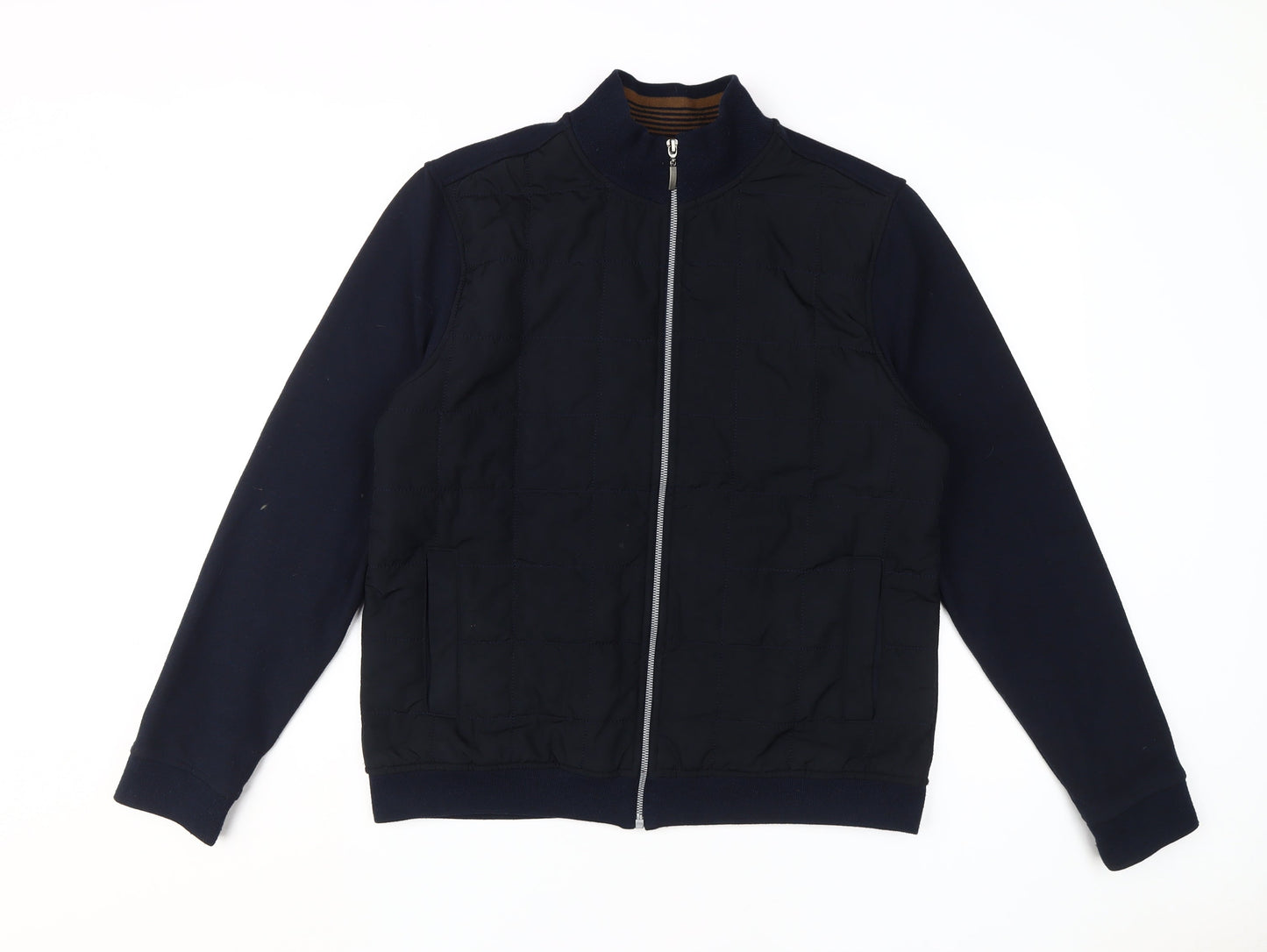 Mens UK Size L Guide London Black Bomber Jacket