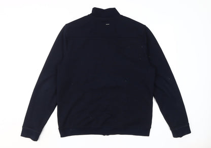 Mens UK Size L Guide London Black Bomber Jacket