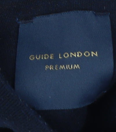 Mens UK Size L Guide London Black Bomber Jacket