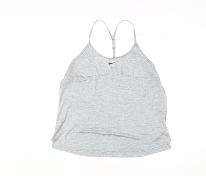 Nike Women's Grey XL Dri-FIT Tank Top Camisole Activewear