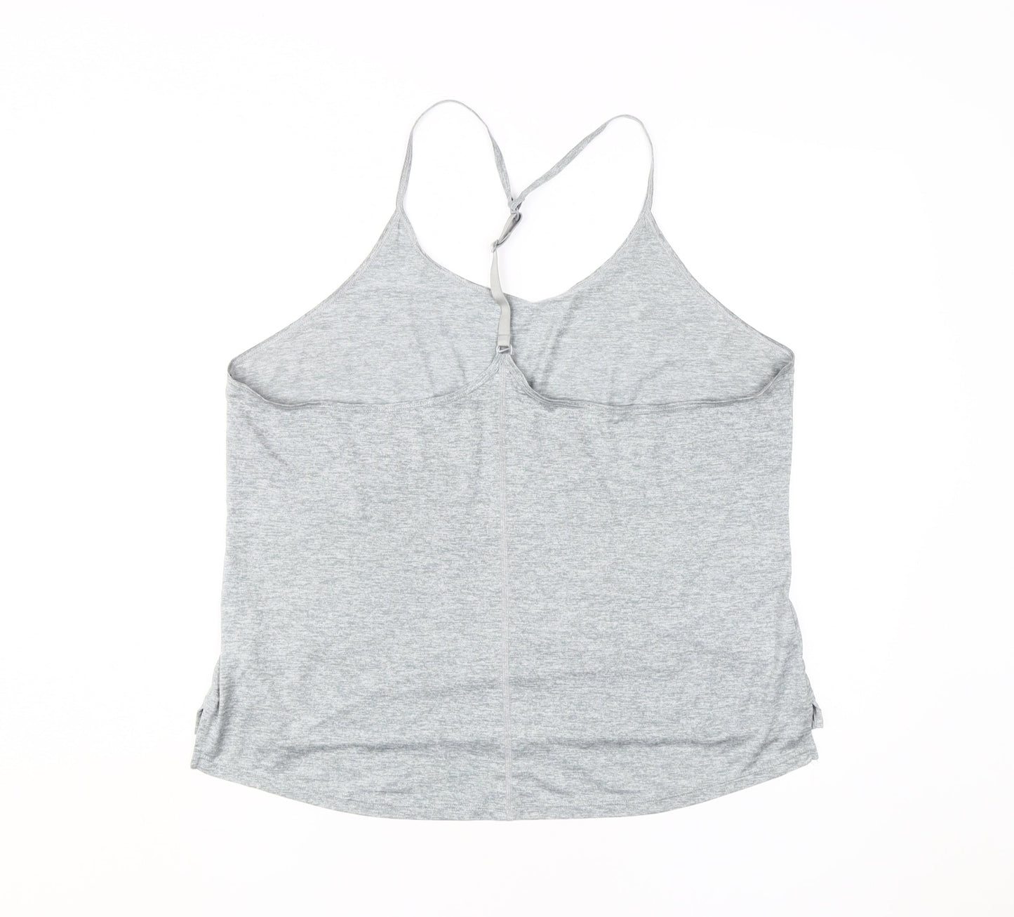 Nike Women's Grey XL Dri-FIT Tank Top Camisole Activewear