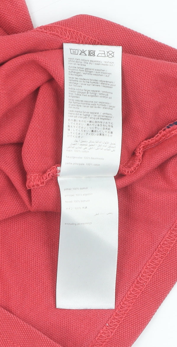 Joules Boys Red Polo Shirt, 6 Years, Cotton, Short Sleeve