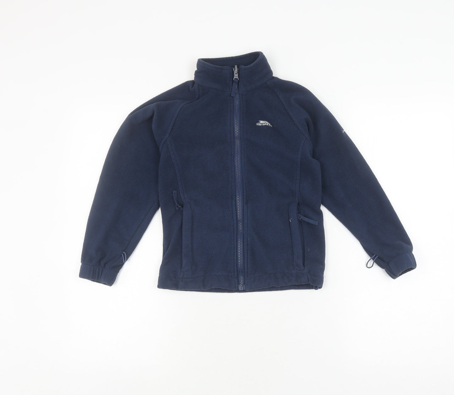 Trespass Boys Blue Fleece Jacket, Full Zip, 5-6 Years