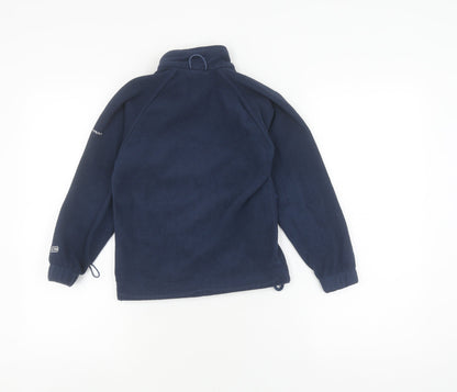 Trespass Boys Blue Fleece Jacket, Full Zip, 5-6 Years
