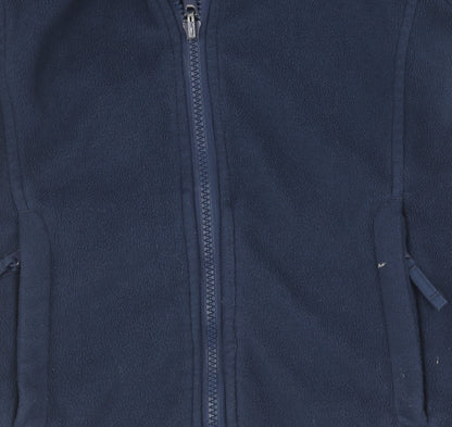 Trespass Boys Blue Fleece Jacket, Full Zip, 5-6 Years