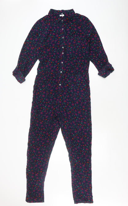 Next Teens Multicoloured Floral Jumpsuit, Size 13