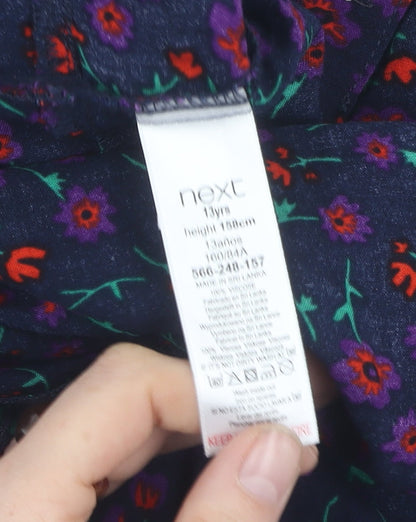 Next Teens Multicoloured Floral Jumpsuit, Size 13