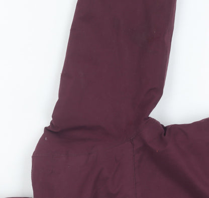Trespass Girls Purple Parka Coat 2-3 Years Waterproof