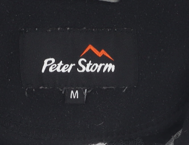 Mens UK Size M Peter Storm Black Pullover Sweatshirt