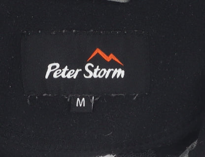 Mens UK Size M Peter Storm Black Pullover Sweatshirt