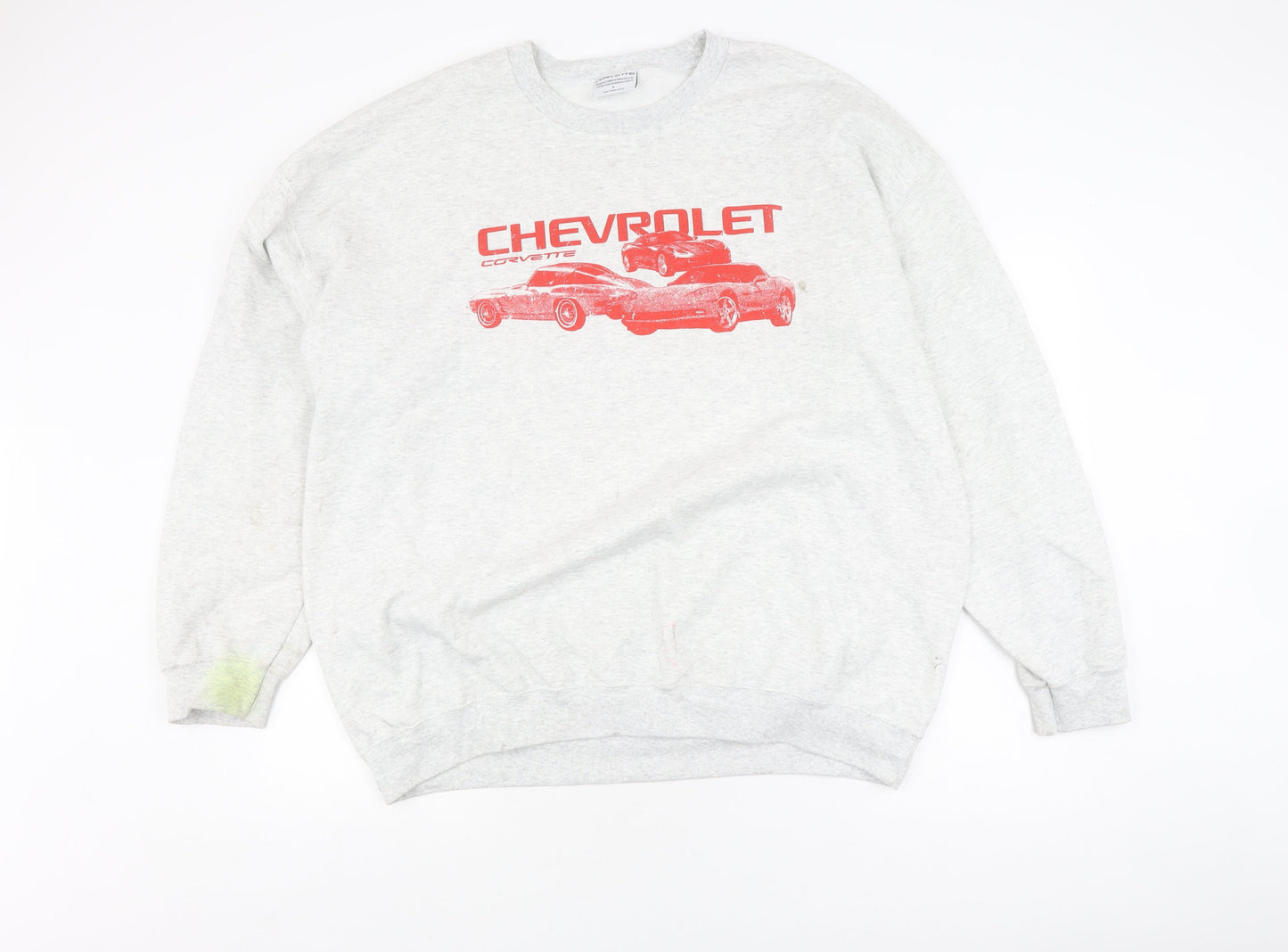 Corvette Men’s Grey Pullover Sweatshirt L
