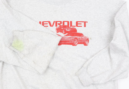 Corvette Men’s Grey Pullover Sweatshirt L