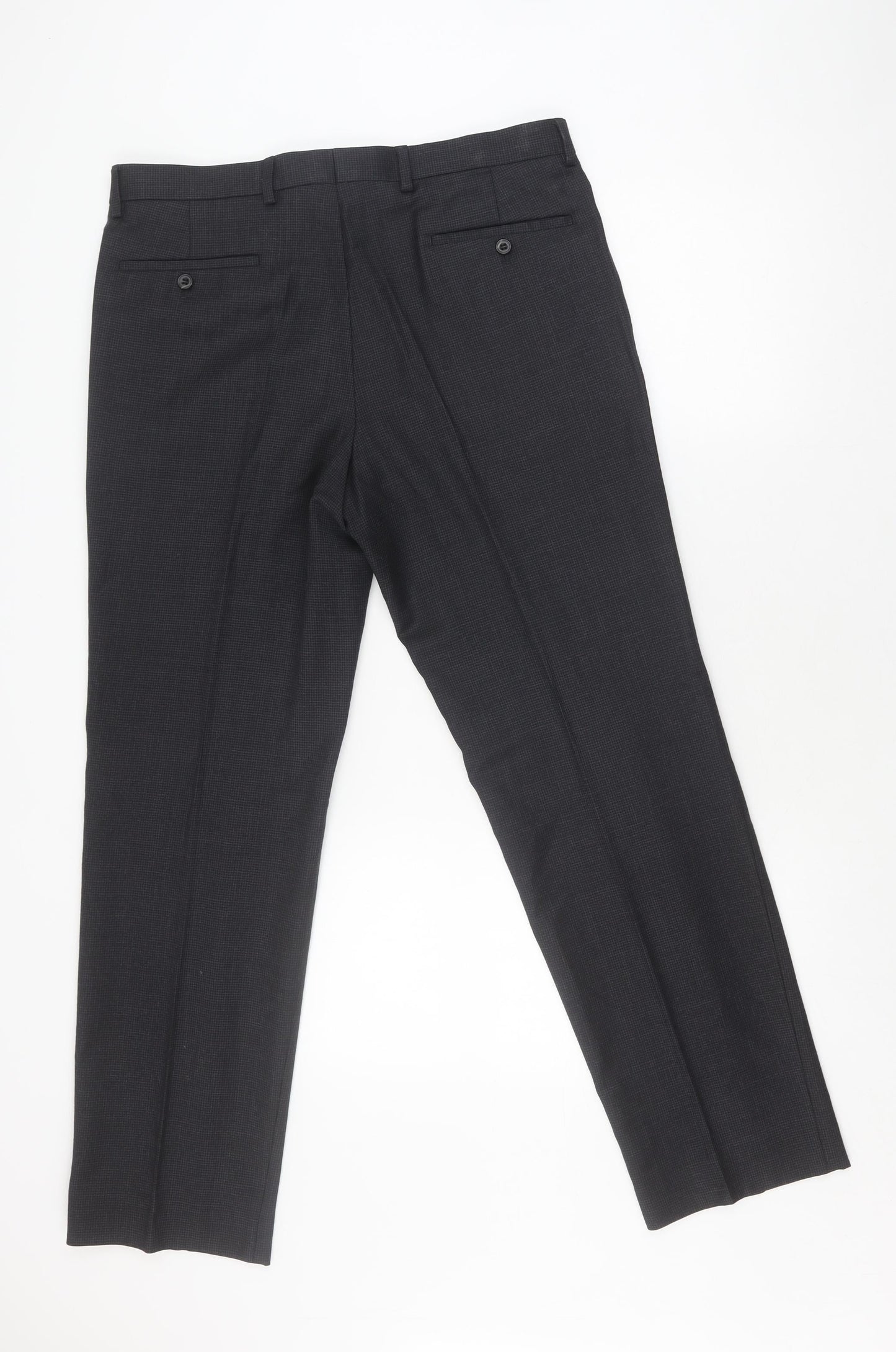 Luxury Marks and Spencer Grey Men's Dress Pants 34