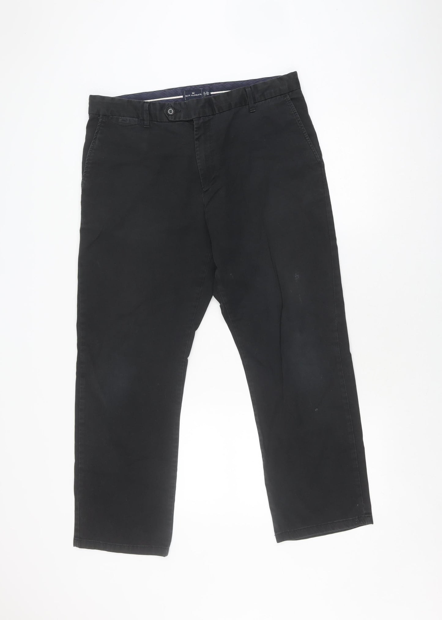 Marks and Spencer Black Men's Trousers, Size 36