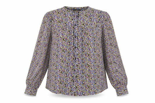 Womens UK Size 10 Marks and Spencer Multicoloured Basic Blouse