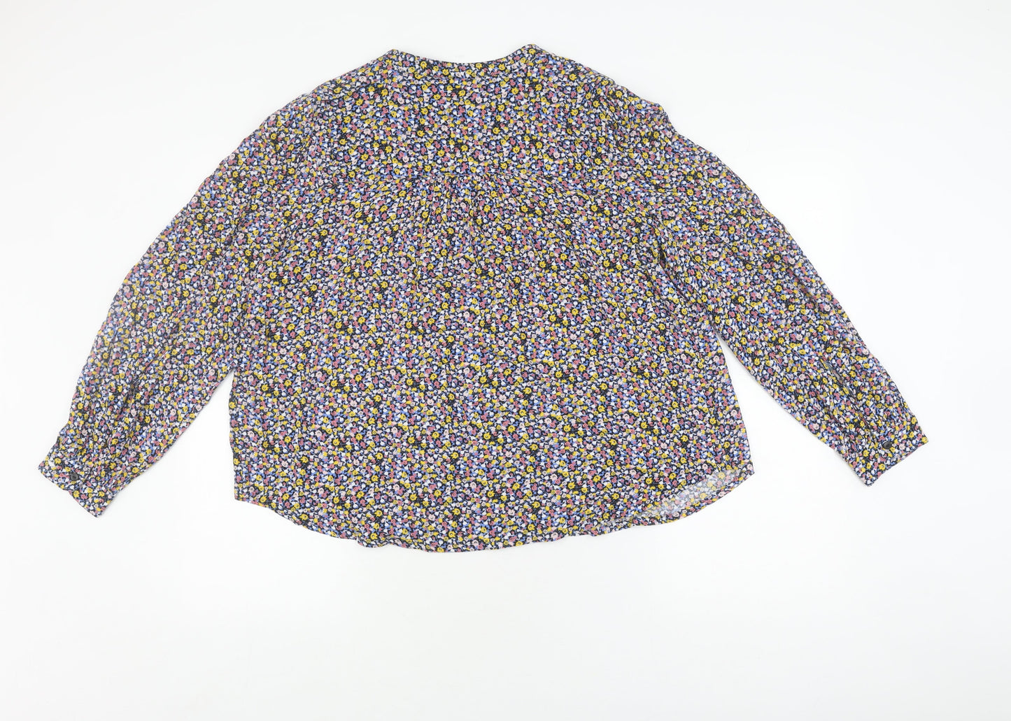 Womens UK Size 10 Marks and Spencer Multicoloured Basic Blouse