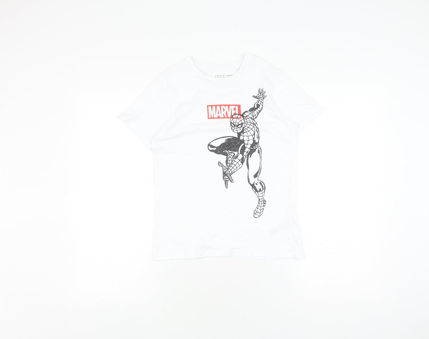 Trevo Boys Marvel Spider-Man White T-Shirt 9-10 Years