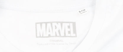 Trevo Boys Marvel Spider-Man White T-Shirt 9-10 Years