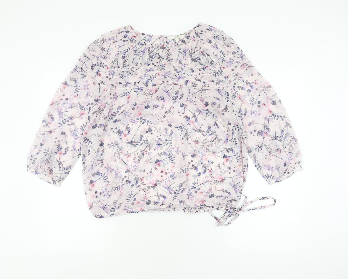 Womens UK Size 10 NEXT Multicoloured Tunic Blouse