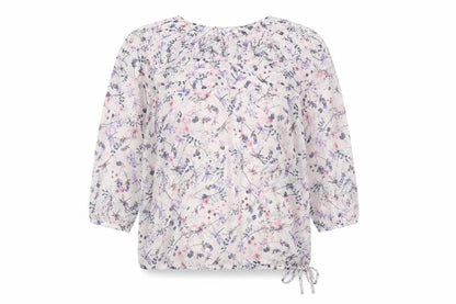 Womens UK Size 10 NEXT Multicoloured Tunic Blouse