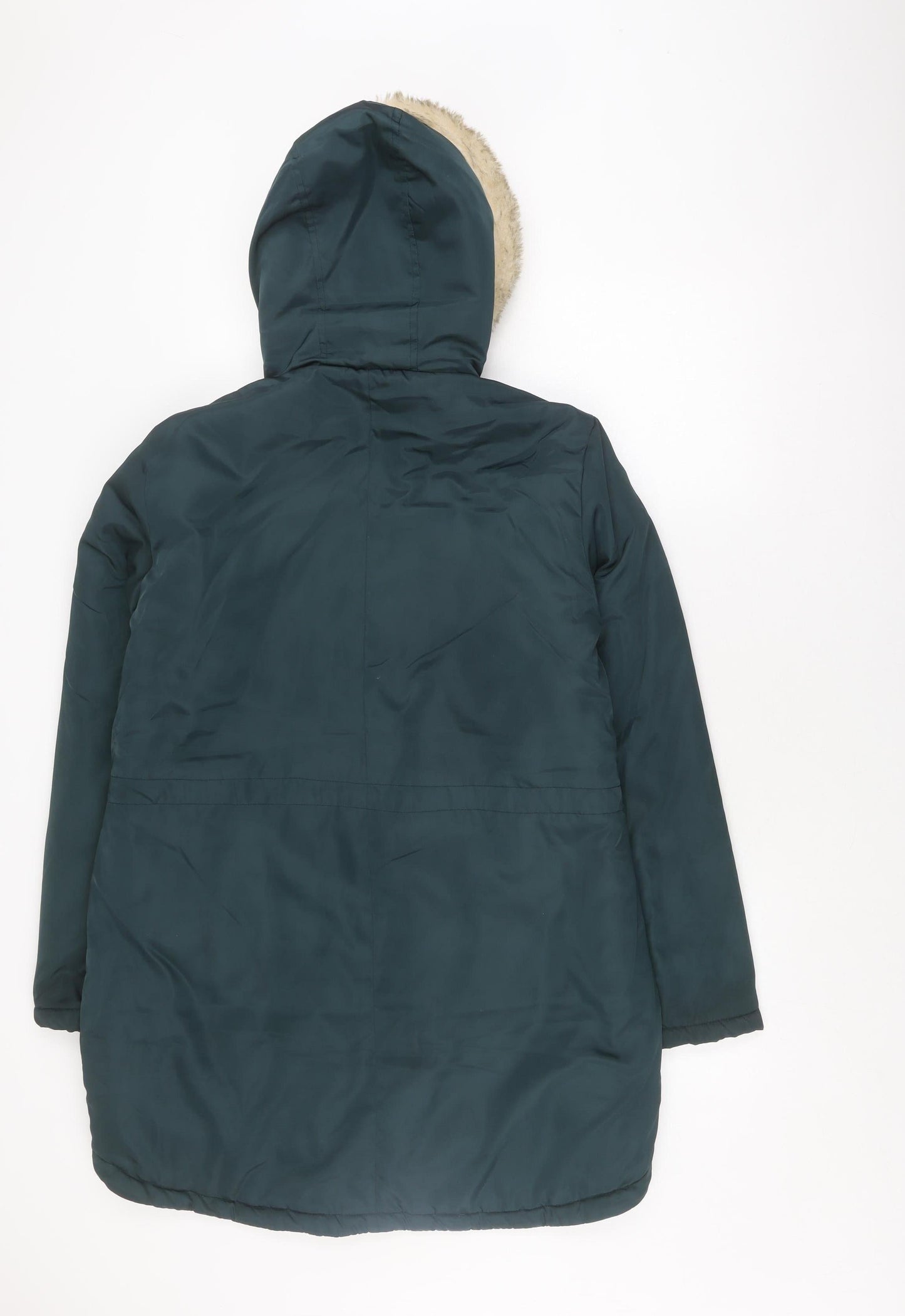 Womens UK Size 12 Dorothy Perkins Green Parka Coat